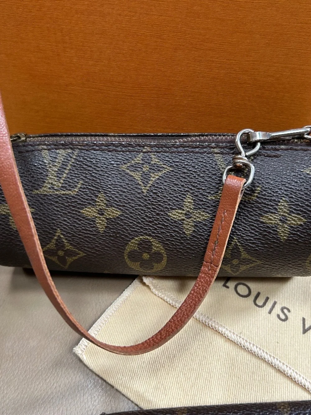 Cute Authentic Louis Vuitton Set MINI Papillon & Key/Card case